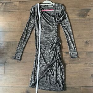 Aritzia Wilfred Longsleeve dress grey